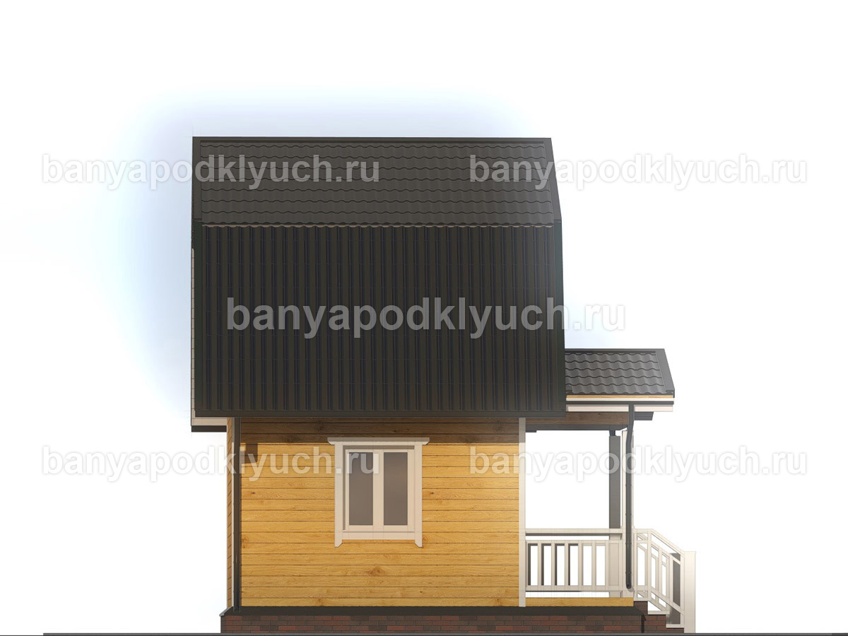 Баня из бруса 5x4 м Баня из бруса 5x4 м