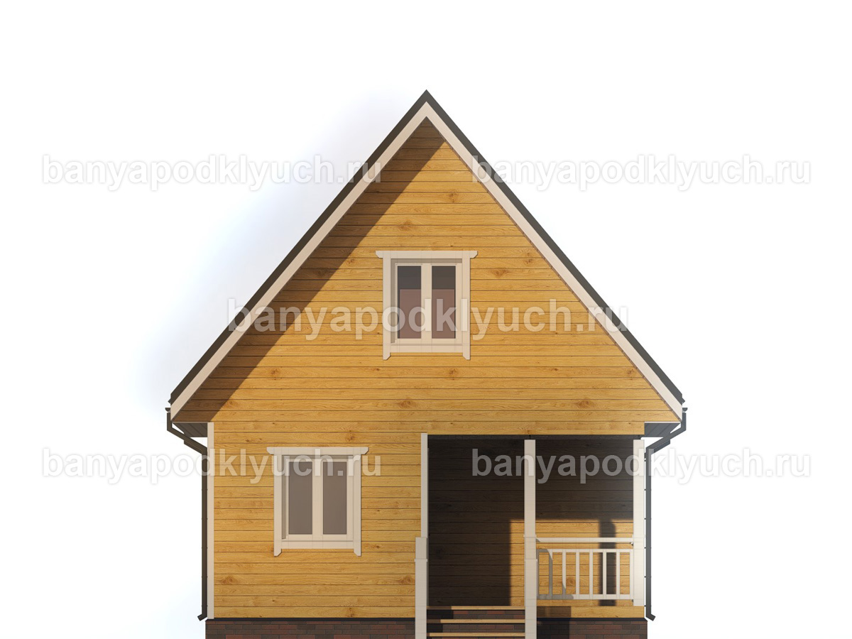 Баня из бруса 6x6 м Баня из бруса 6x6 м