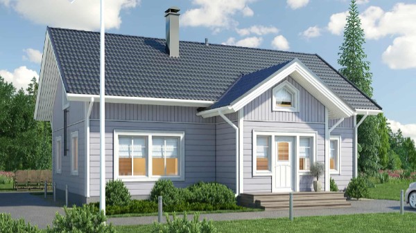 Дом из бруса 12 на 8 м